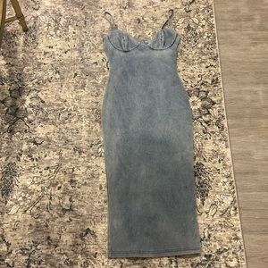 Midi jean dress
